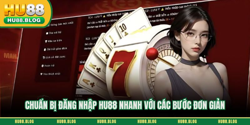Chuẩn bị đăng nhập HU88 nhanh với các bước đơn giản